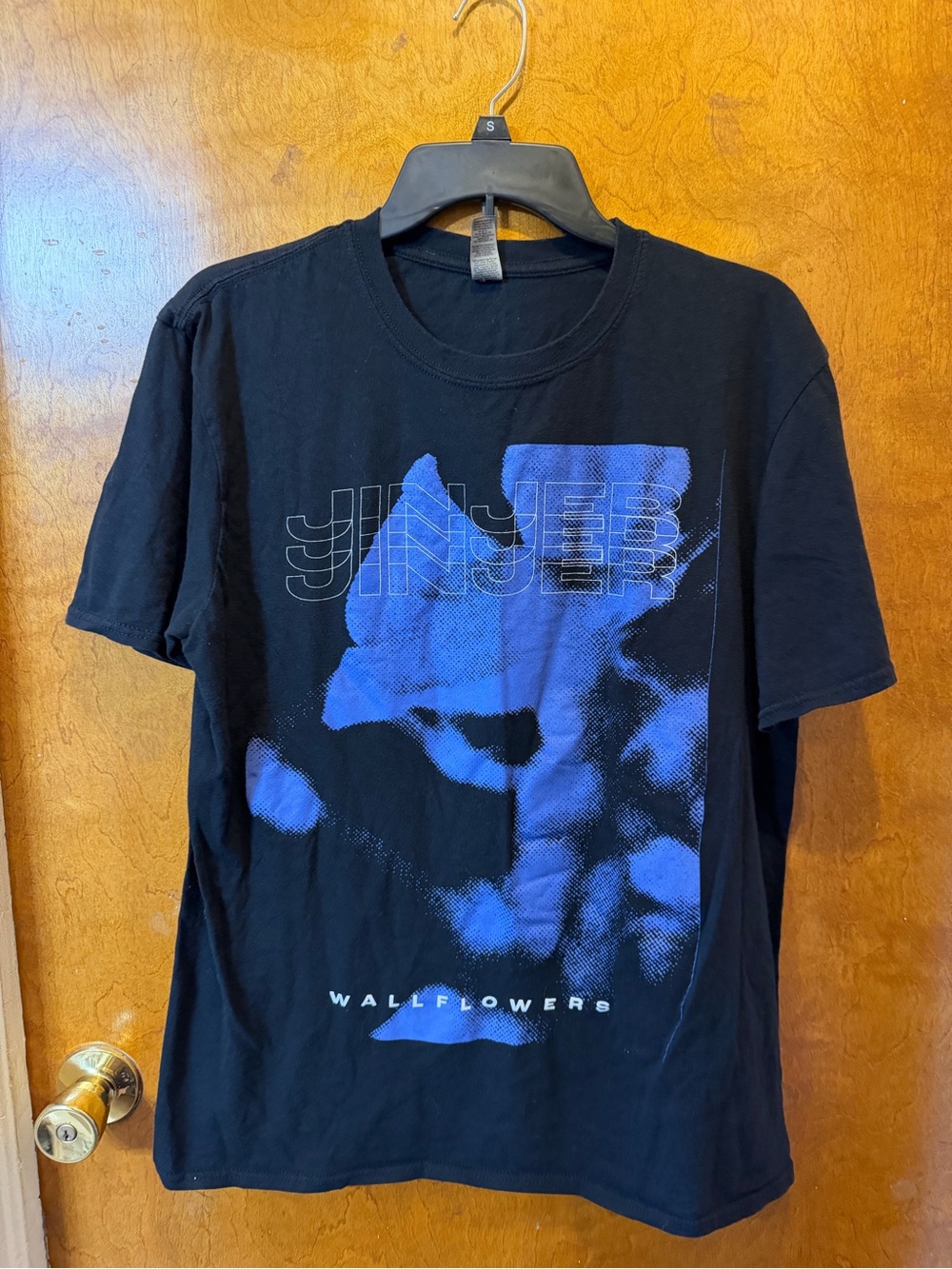 Gildan The Wallflowers men’s black short sleeve crew neck tshirt size L